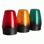 Feu flash statique série LEDS100 - Réf. : MOF0111 - Balises industrielles LED ECO - Montage sur goujon