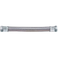 Flexible inox femelle - femelle 20x27 coudé longueur 150 cm - dn13