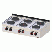 Fourneau électrique 6 feux sans soubassement  REDFOX - SP 70/012 E