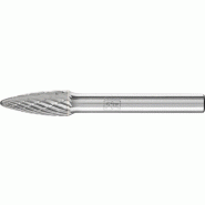 Fraise sur tige RBF D. 8 mm L. Tête 20 mm D. De la tige 6 mm carbure engrènement 3 PLUS PFERD Fraise sur tige RBF D. 8 mm L. Tête 20 mm D. De la tige 6 mm carbure engrènement 3 PLUS PFERD