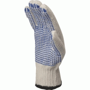 Gant tricot polycoton - picots pvc - tp169
