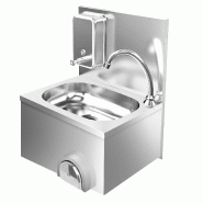 Lave-mains à commmande fémorale avec distributeur de savon | P 300 mm
