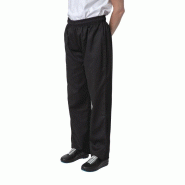 Pantalon de cuisine noir Nisbets Essentials XS - XS 5050984592942