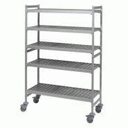 Rayonnage mobile clayettes polymère 6611 Fermostock Longueur 1497 mm - 5