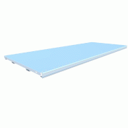Tablette monobloc P400 L1000 blanc 9001