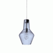 Zafferano Suspension Romeo Ø 250 X 3180 Mm. 1 X E27 70 W Hs-Ip20-V.Gris, Vtr.Bleu - 8054346792633