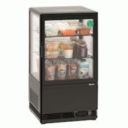 Bartscher Mini vitrine ventilée positive 58 Litres, 4 faces vitrées, en plastique, noire, 180 W, 220 V - MONO - noir multi-matériau 700358G Bartscher Mini vitrine ventilée positive 58 Litres, 4 faces vitrées, en plastique, noire, 180 W, 220 V - MONO - noir multi-matériau 700358G