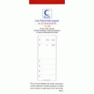 BLOC BRASSERIE 100X259 50/2+0 (par 10) - 3416790022080