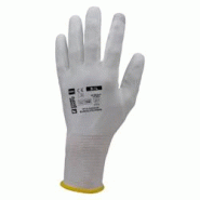 Coverguard - Gants de manutention en milieu sec paume enduite PU tactile EUROLITE P400 (Pack de 10) Blanc Taille 11 - blanc 5450564059511 Coverguard - Gants de manutention en milieu sec paume enduite PU tactile EUROLITE P400 (Pack de 10) Blanc Taille 11 - blanc 5450564059511