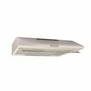 GLEM GAS Hotte Visière 60cm 230m3/h Blanc GHC620WH - blanc 8059606967738