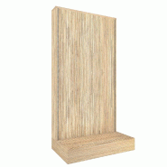 Gondole simple face Alias L70xP30xH143cm - bambou