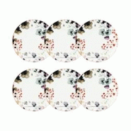 Novastyl - Lot 6 Assiettes Plates Aquarelle 27cm En Porcelaine - 3256391038833 Novastyl - Lot 6 Assiettes Plates Aquarelle 27cm En Porcelaine - 3256391038833