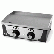 Plancha à gaz professionnelle plaque 15mm en acier rectifié 8000w - PPLC6100RT