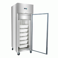 Romux® Armoire Réfrigérée Négative en Acier Inoxydable 600 Litres avec 1 Porte 68 cm et 7 Tiroirs pour Poisson Ventilé | Congélateur Profession