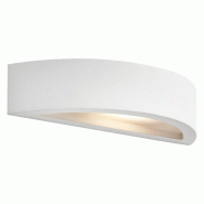 ROSSINI ILLUMINAZIONE David Applique Murale En Plâtre À Double Émission Pour Intérieur, Connexion R7S117, Puissance 80W, Couleur Blanche À Peindr