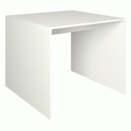 Table de présentation Vertigo blanc 90x90x76cm