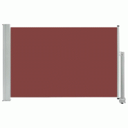 VidaXL Auvent latéral rétractable de patio 60x300 cm Marron Modèle Ombre Polaris Plus - marron 48355