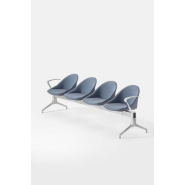 Assise sur poutre ergonomique et esthétique  pour les salles d'attente