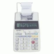 Calculatrice imprimante Sharp EL-1750V 12 chiffres géants Lcd 17mm
