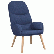 Chaise de relaxation Bleu Tissu Modèle Orion Master Concept - 340994