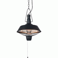 Chauffage de terrasse Sunred Indus Bright - Acier - Aluminium - Longueur 36 cm - Hauteur 48,5 cm - suspendu - noir - 2100 Watts - noir acier RSH16 Chauffage de terrasse Sunred Indus Bright - Acier - Aluminium - Longueur 36 cm - Hauteur 48,5 cm - suspendu - noir - 2100 Watts - noir acier RSH16