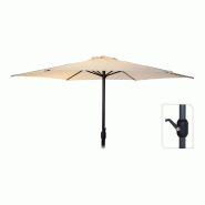 EDM Parasol 300Cm Couleur Crème - multicolore multi-matériau 8719987798757_0
