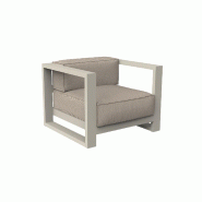 Fauteuil lounge Posidonia - écru