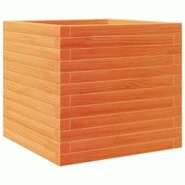 Helloshop26 - Jardinière bac lit surélevé plantes fleurs terrasse jardin cire 50 x 50 x 46 cm bois de pin massif marron 02_0038460 - 3000217680702 Helloshop26 - Jardinière bac lit surélevé plantes fleurs terrasse jardin cire 50 x 50 x 46 cm bois de pin massif marron 02_0038460 - 3000217680702