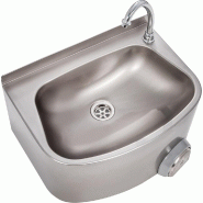 KBS Gastrotechnik KBS Lave-mains forme semi-circulaire LxPxH 48x35x22cm - inox 21010011