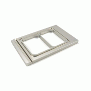 Maxima Menu Tray 227 x 178 mm - Small - 2 Compartments – 60 × 29 × 30 cm - AKS-09369101