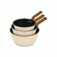 Menastyl - lot3casseroles praticook 16/18/20cm en acier carbone - 3256391059524 Menastyl - lot3casseroles praticook 16/18/20cm en acier carbone - 3256391059524