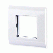 METZ CONNECT Cadre 80x80 mm pour 45x45 mm blanc_0