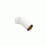 Spot orientable Faro Barcelona Stan GU10 max 5W - Métal peint, installation murale ou au plafond, ampoule non incluse - Blanc - blanc 8421776168190