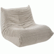 TecTake GmbH tectake Fauteuil de détente Logo, antidérapant, indéformable, mousse haut de gamme Velours Côtelé Beige - multicolore mousse 406697 TecTake GmbH tectake Fauteuil de détente Logo, antidérapant, indéformable, mousse haut de gamme Velours Côtelé Beige - multicolore mousse 406697