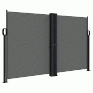 VidaXL Auvent latéral rétractable anthracite 140x600 cm Modèle Boréal Marine Plus - 4004613