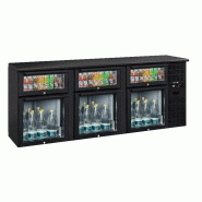 Arrière bar 3 x 2 tiroirs mixtes vitrés - CAB32TMV | Casselin
