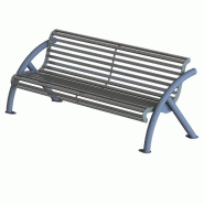 Banc public en métal buton industries bc 171 mah Banc public en métal buton industries bc 171 mah