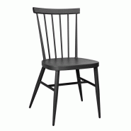 Chaises en aluminium Windsor noires - Lot de 4 - DX686 | Bolero