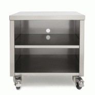 Chariot de support en acier inoxydable pour machine sous vide modèle SE/SU-500, dimensions 645 x 555 x 630 mm | Sammic - 1140561