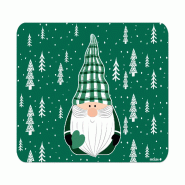 Excelsa Lot de 6 sets de table rectangulaires Green Winter en polypropylène vert - vert plastique polypropylène 69647