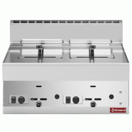 Friteuse gaz 2 cuves de 8 litres à poser - PG65/F16-7T-N