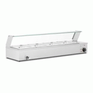 Helloshop26 - Bain-marie chauffe-plat bain-marie vitrine bain-marie professionnelle 2 000 watts 4 x GN 1/2 robinet de vidange 14_0004223 - 3000195201 Helloshop26 - Bain-marie chauffe-plat bain-marie vitrine bain-marie professionnelle 2 000 watts 4 x GN 1/2 robinet de vidange 14_0004223 - 3000195201