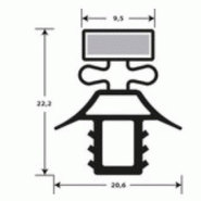 Joint pvc magnetique pour meubles frigos jpc-172_0