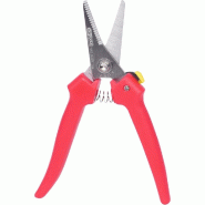 KS Tools Ciseaux droit modèle court, L.145 mm - 4042146084779