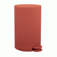 MSV - Poubelle Osaki 3L Terracotta 14,5x15,5x27cm - orange plastique polypropylène 141785