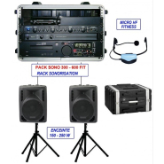 Pack Sono Fitness Pack Fit 300 FASE 300 Watts Pack Sono Fitness Pack Fit 300 FASE 300 Watts