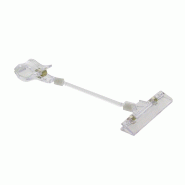 Porte étiquette plastique transparent 8x21cm - par 10 Porte étiquette plastique transparent 8x21cm - par 10