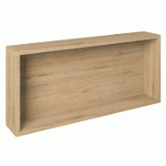Présentoir Cage chêne clair avec LED 86x14,5x38,4cm