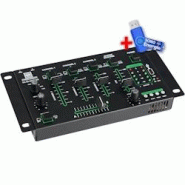 Table de mixage Pronomic DX-50 USB MKII 4 canaux avec Bluetooth, Fonction talkover, master out L/R (RCA), +clé USB 32 Gigas - 3666638042101 Table de mixage Pronomic DX-50 USB MKII 4 canaux avec Bluetooth, Fonction talkover, master out L/R (RCA), +clé USB 32 Gigas - 3666638042101
