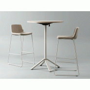 Table haute Flexit H105 cm avec plateau rabattable